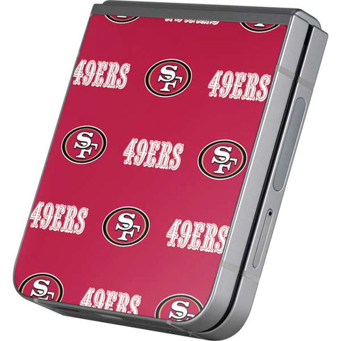 NFL San Francisco 49ers Blitz Series Galaxy Z Flip6 Skin